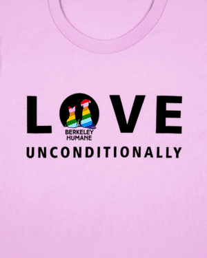 Love Unconditionally Berkeley Humane T-Shirt (Lavender)