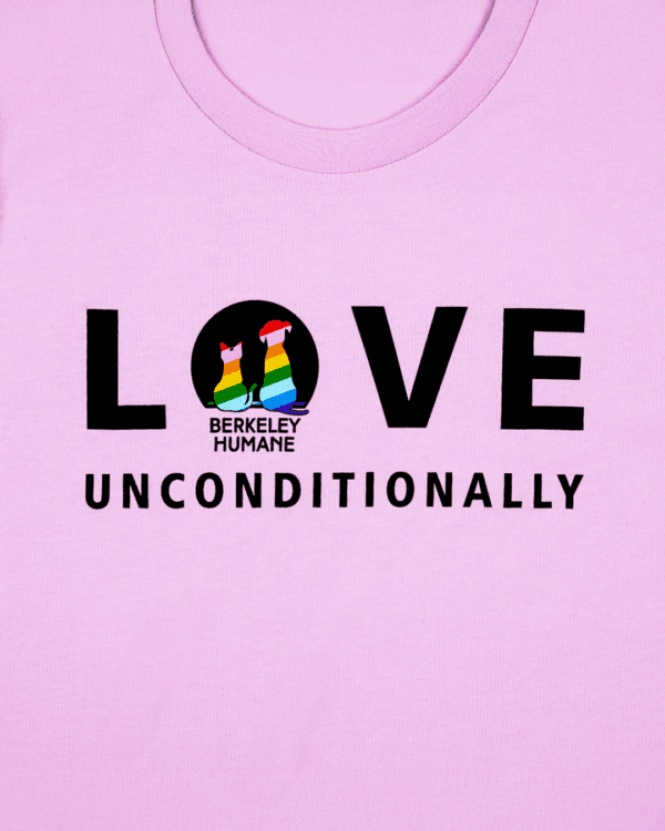 Love Unconditionally Berkeley Humane T-Shirt (Lavender)